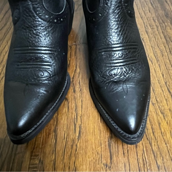 Justin Black Western Women's Boots Size 7C - Picture 7 of 12